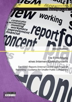 Die Einrichtung eines Internen Kontrollsystems: Der COSO-Reports (Internal Control over Financial Reporting ¿ Guidance for Smaller Public Companies) - Roeben, Mirco