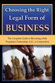 Choosing the Right Legal Form of Business (eBook, ePUB)