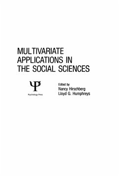 Multivariate Applications in the Social Sciences (eBook, ePUB)