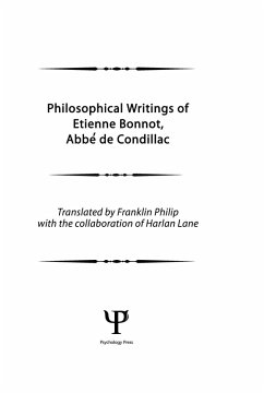 Philosophical Works of Etienne Bonnot, Abbe De Condillac (eBook, PDF) - Philip, F.; Lane, H.