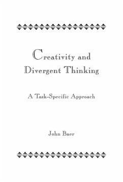 Creativity and Divergent Thinking (eBook, ePUB) - Baer, John