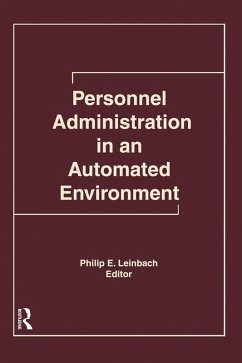Personnel Administration in an Automated Environment (eBook, PDF) - Leinbach, Philip E
