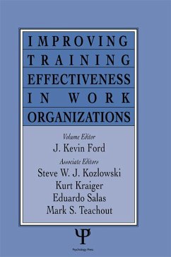 Improving Training Effectiveness in Work Organizations (eBook, PDF)