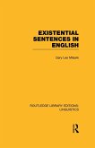 Existential Sentences in English (RLE Linguistics D: English Linguistics) (eBook, PDF)