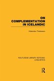 On Complementation in Icelandic (eBook, ePUB)