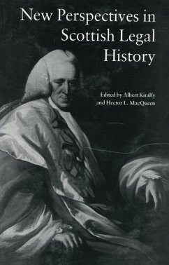 New Perspectives in Scottish Legal History (eBook, ePUB) - Kiralfy, A. K. R; MacQueen, Hector L