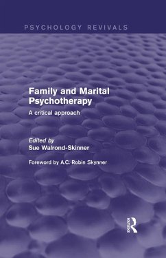 Cover Family and Marital Psychotherapy (Psychology Revivals) (eBook, PDF)