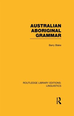 Cover Australian Aboriginal Grammar (RLE Linguistics F: World Linguistics) (eBook, PDF)