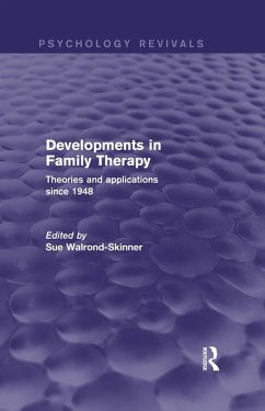 Cover Developments in Family Therapy (Psychology Revivals) (eBook, PDF)