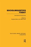 Sociolinguistics Today (RLE Linguistics C: Applied Linguistics) (eBook, ePUB)