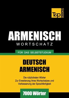 Cover Wortschatz Deutsch-Armenisch für das Selbststudium - 7000 Wörter (eBook, ePUB)