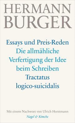 Die allmähliche Verfertigung der Idee beim Schreiben. Tractatus logico-suicidalis (eBook, ePUB) - Burger, Hermann