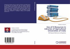 Use of E-Resources in Libraries of Agricultural Universities of India - sharma, Kanhaya Lal