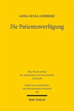 Die Patientenverfügung - Lemmerz, Anna-Luisa