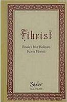 Fihrist Risale-i Nur Külliyati - Said Nursi, Bediüzzaman