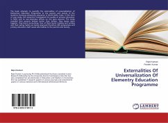 Externalities Of Universalization Of Elementry Education Programme