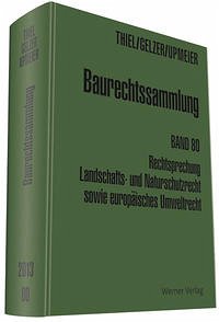 Baurechtssammlung. Rechtsprechung des Bundesverwaltungsgerichts,... / Sonderband zum Umweltrecht - Upmeier, Hans-Dieter, Fritz Thiel und Konrad Gelzer