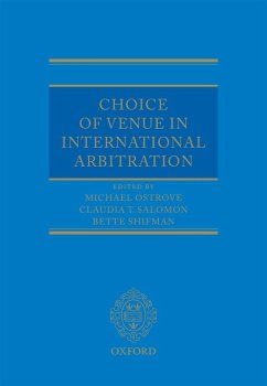 Choice of Venue in International Arbitration (eBook, ePUB)