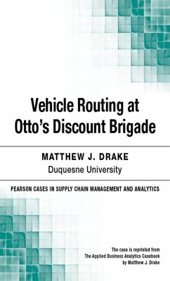 Vehicle Routing at Otto's Discount Brigade (eBook, ePUB) - Drake, Matthew