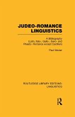 Judeo-Romance Linguistics (RLE Linguistics E: Indo-European Linguistics) (eBook, ePUB)