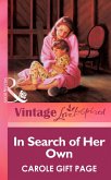 In Search Of Her Own (Mills & Boon Vintage Love Inspired) (eBook, ePUB)