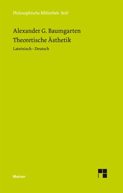 Theoretische Ästhetik (eBook, PDF) - Baumgarten, Alexander Gottlieb