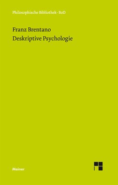 Deskriptive Psychologie (eBook, PDF) - Brentano, Franz