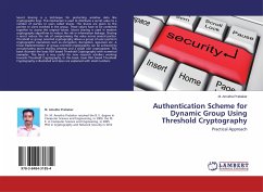 Authentication Scheme for Dynamic Group Using Threshold Cryptography