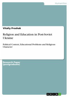 Religion and Education in Post-Soviet Ukraine