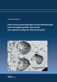 Untersuchung prozessbedingter Strukturabweichungen laserauftraggeschweißter Hartmetalle vom regulären Gefüge der Sinterhartmetalle Untersuchung prozessbedingter Strukturabweichungen laserauftraggeschweißter Hartmetalle vom regulären Gefüge der Sinterhartmetalle