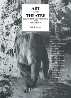 Art Into Theatre (eBook, PDF) - Kaye, Nick