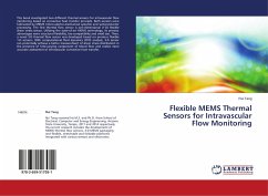 Flexible MEMS Thermal Sensors for Intravascular Flow Monitoring