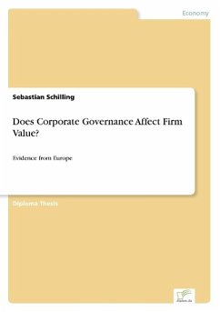 Does Corporate Governance Affect Firm Value? - Schilling, Sebastian
