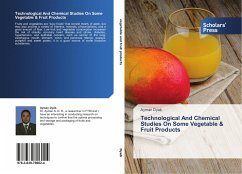 Cover Technological And Chemical Studies On Some Vegetable & Fruit Products