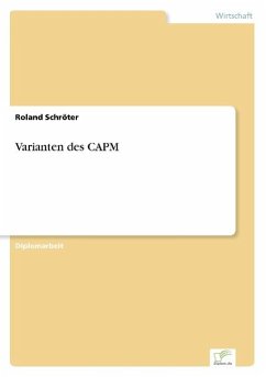 Varianten des CAPM - Schröter, Roland