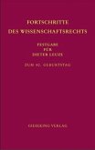 Fortschritte des Wissenschaftsrechts