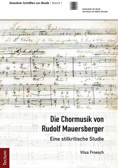 Die Chormusik von Rudolf Mauersberger (eBook, PDF) - Froesch, Vitus