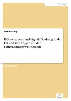 E-Government und digitale Spaltung in der EU und ihre Folgen auf den Unternehmenswettbewerb - Zangl, Fabrice