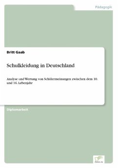 Schulkleidung in Deutschland - Gaab, Britt