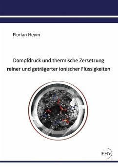Dampfdruck und thermische Zersetzung reiner und geträgerter ionischer Flüssigkeiten - Heym, Florian