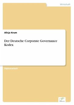Der Deutsche Corporate Governance Kodex - Krum, Alicja