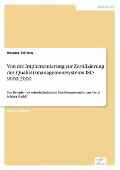 Von der Implementierung zur Zertifizierung des Qualitätsmanagementsystems ISO 9000:2000