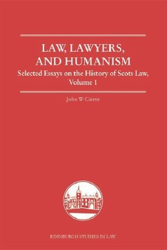 Law, Lawyers, and Humanism - Cairns, John W
