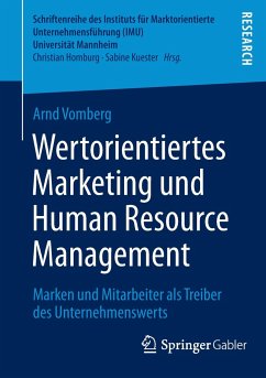 Wertorientiertes Marketing und Human Resource Management - Vomberg, Arnd