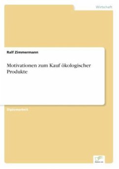 Motivationen zum Kauf ökologischer Produkte - Zimmermann, Ralf