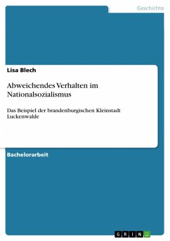 Abweichendes Verhalten im Nationalsozialismus (eBook, PDF)