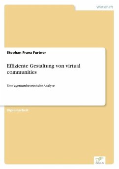 Effiziente Gestaltung von virtual communities - Furtner, Stephan Franz