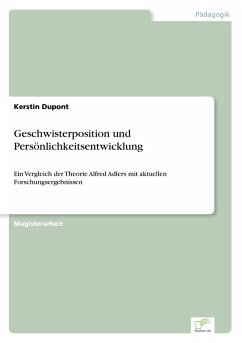Cover Geschwisterposition und Persönlichkeitsentwicklung