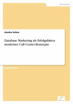 Database Marketing als Erfolgsfaktor moderner Call Center-Konzepte - Schön, Annika