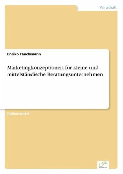 Marketingkonzeptionen für kleine und mittelständische Beratungsunternehmen - Tauchmann, Enriko